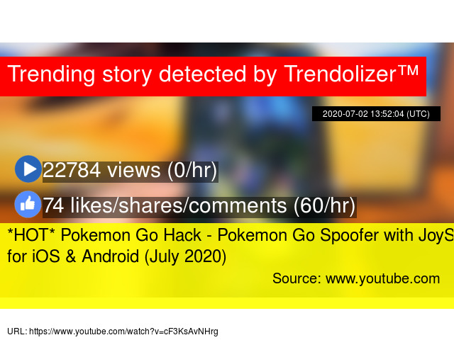 Hot Pokemon Go Hack Pokemon Go Spoofer With Joystick For Ios Android July 2020